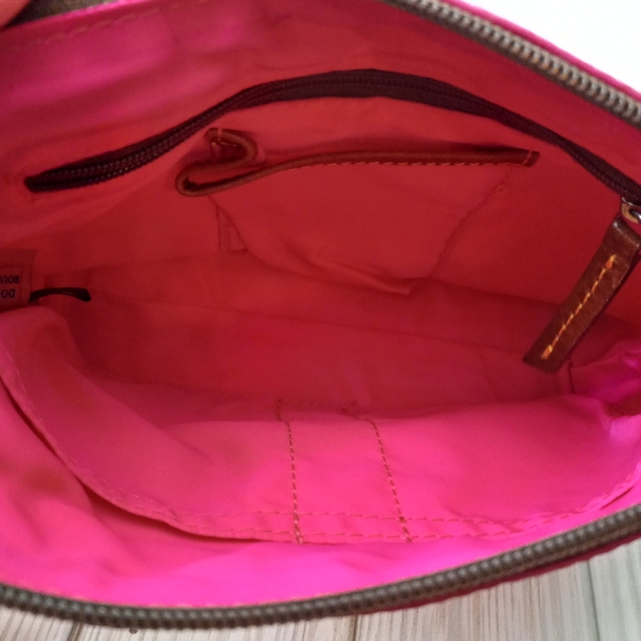 Dooney & Bourke Nylon Pink Mini Shoulder Purse - Picture 8 of 15
